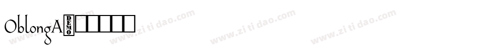 OblongA字体转换