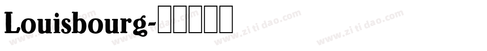 Louisbourg字体转换