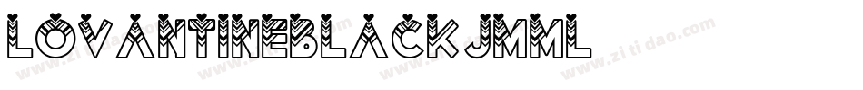 LovantineBlack-jMMl字体转换