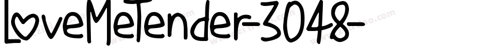 LoveMeTender-3048字体转换