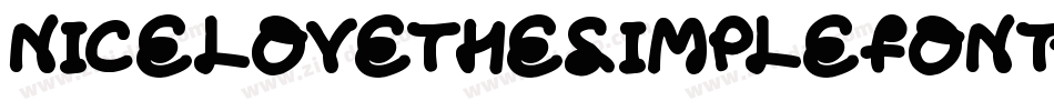 NiceLoveTheSimpleFont-vppO字体转换