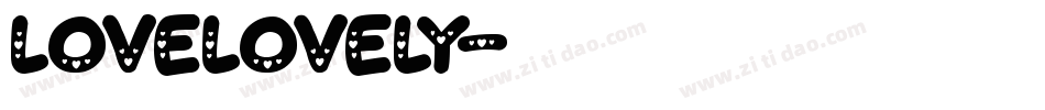 lovelovely字体转换