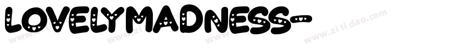lovelymadness字体转换