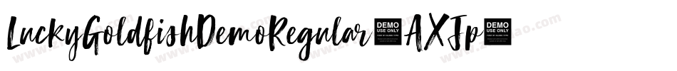 LuckyGoldfishDemoRegular-AXJp字体转换
