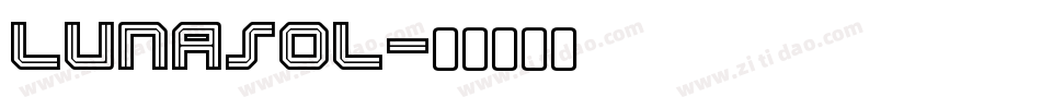 Lunasol字体转换