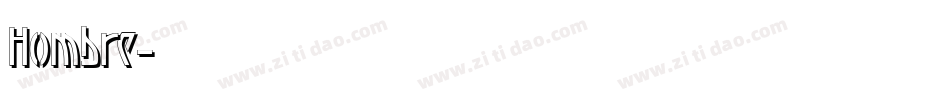 Hombre字体转换