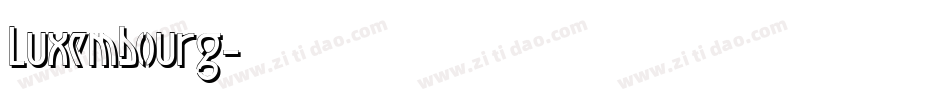 Luxembourg字体转换