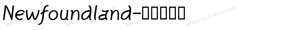 Newfoundland字体转换