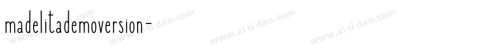 madelitademoversion字体转换