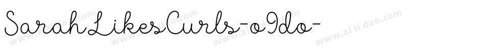 SarahLikesCurls-o9do字体转换