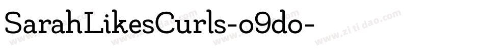 SarahLikesCurls-o9do字体转换