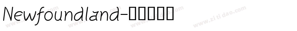 Newfoundland字体转换