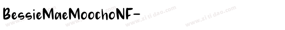 BessieMaeMoochoNF字体转换