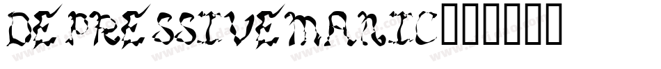 DepressiveManic字体转换