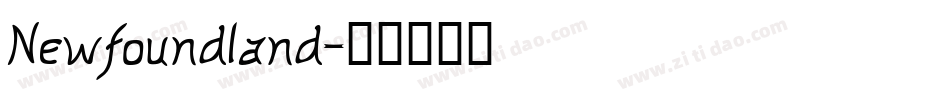 Newfoundland字体转换