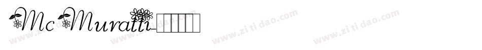 McMuratti字体转换