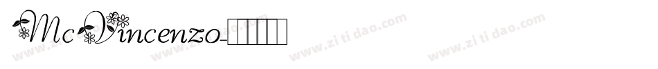 McVincenzo字体转换
