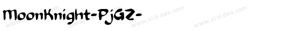 MoonKnight-PjGZ字体转换