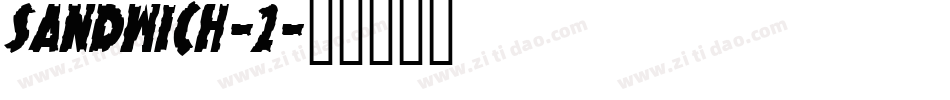sandwich-2字体转换