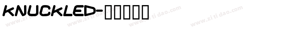 KNUCKLED字体转换