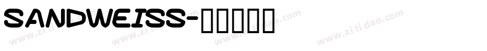 Sandweiss字体转换