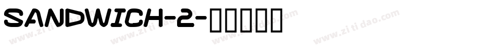 sandwich-2字体转换