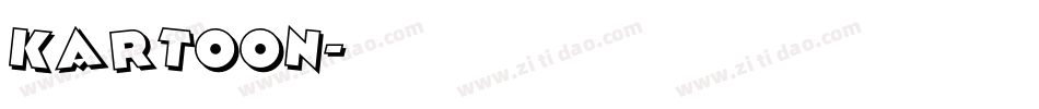 Kartoon字体转换
