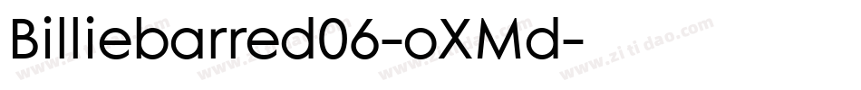 Billiebarred06-oXMd字体转换
