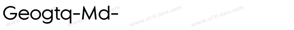 Geogtq-Md字体转换
