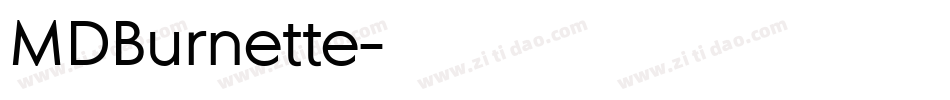 MDBurnette字体转换