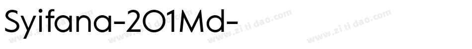 Syifana-2O1Md字体转换