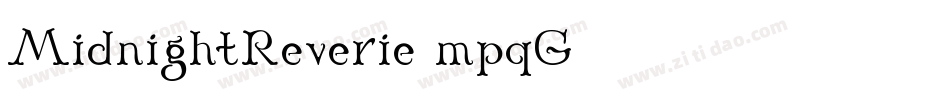 MidnightReverie-mpqG字体转换