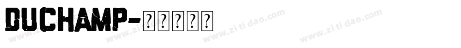 Duchamp字体转换