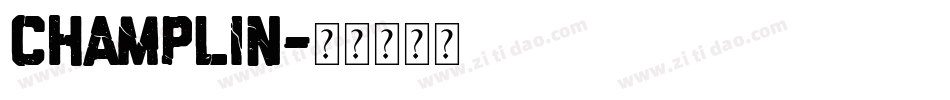 champlin字体转换