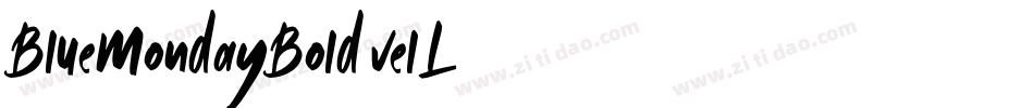 BlueMondayBold-velL字体转换