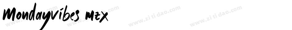 MondayVibes-4mzx字体转换