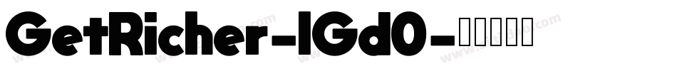 GetRicher-lGd0字体转换