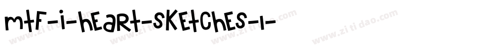 MTF-i-heart-Sketches-1字体转换