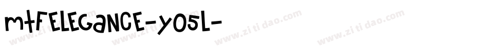MtfElegance-YO5L字体转换