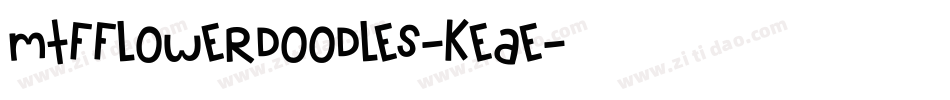 MtfFlowerDoodles-KEAe字体转换