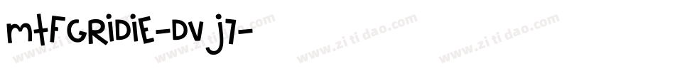 MtfGridie-dvJ7字体转换