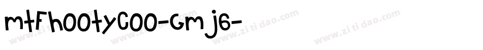 MtfHootyCoo-gmJ6字体转换