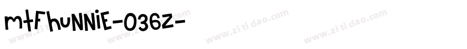MtfHunnie-o36z字体转换