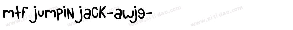 MtfJumpinJack-aWJ9字体转换