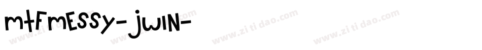 MtfMessy-Jw1n字体转换
