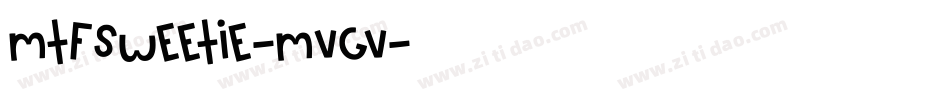 MtfSweetie-mVGv字体转换