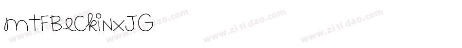 MtfBecki-nXJg字体转换