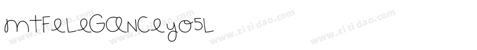 MtfElegance-YO5L字体转换