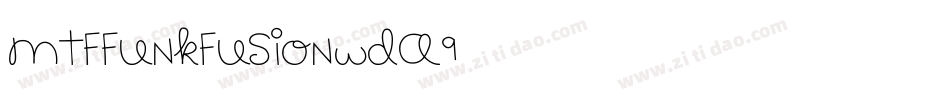 MtfFunkFusion-wdA9字体转换