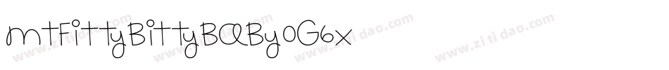 MtfIttyBittyBaby-0G6X字体转换